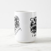 Ich lächle Anglerfisch Kaffeetasse (Mittel)