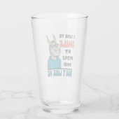 Ich lächle gerne bei Leuten, die ein sonniges sark Glas (Rückseite)