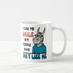 Ich lächle gerne bei Leuten, die ein sonniges sark Kaffeetasse