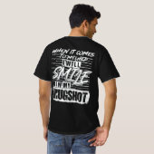 Ich lächle in meinem Mugshot T-Shirt (Schwarz voll)