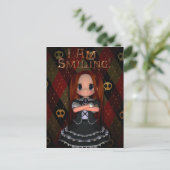 Ich lächle postkarte (Stehend Vorderseite)