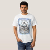 Ich lächle Ratten Katzen T - Shirt (Vorne ganz)
