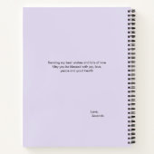 Ich lächle, weil du meine Stepmutter bist Notizblock (Rückseite)
