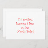 Ich lächle, weil -Einladungen Einladung (Vorne/Hinten)