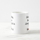 Ich lächle, weil ich eine Oma-Tasse werden werde Kaffeetasse (Mittel)