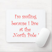 Ich lächle, weil...-Mousepad Mousepad (Mit Mouse)