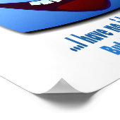 Ich lächle, weil...V2 Poster (Ecke)