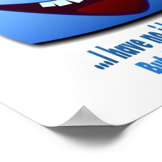 Ich lächle, weil...V2 Poster (Ecke)