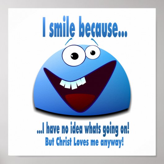 Ich lächle, weil...V2 Poster (Vorne)