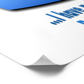 Ich lächle, weil...V2 Poster (Ecke)