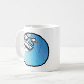 ich lag Gesicht Kaffeetasse (Vorderseite Links)