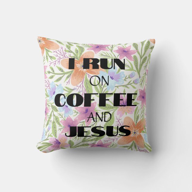 ICH LAGE AUF KAFFEE UND JESUS KISSEN (Vorderseite)