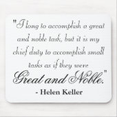 "Ich lang, zum einer großen und edlen Aufgabe, b Mousepad (Vorne)