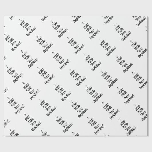 Ich lARP mit deinem Freund Geschenkpapier (Flach)