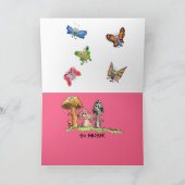 Ich Larve dich so MUSH Violet Butterfly Liebe Card Dankeskarte (Innenseite)