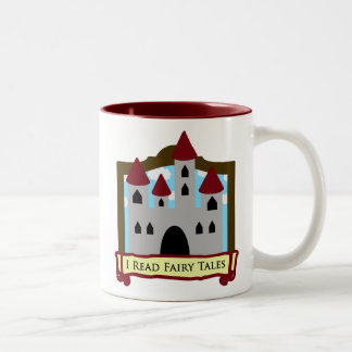 Ich las feenhafte Geschichten-Tasse Zweifarbige Tasse
