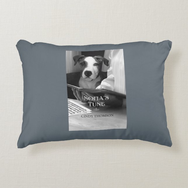 Ich las hinter meinem Schlafenszeitkissen Zierkissen (Vorderseite)