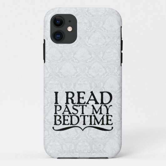 Ich las hinter meiner Schlafenszeit Case-Mate iPhone Hülle (Rückseite)