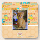 Ich las Ihre Zeitschrift Getränkeuntersetzer (Vorderseite)