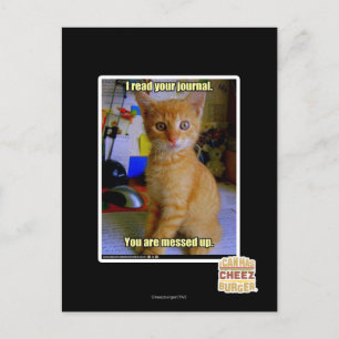 Ich las Ihre Zeitschrift Postkarte