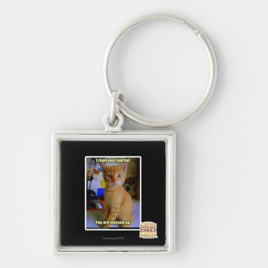 Ich las Ihre Zeitschrift Schlüsselanhänger (Vorne)