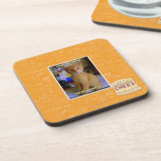 Ich las Ihre Zeitschrift Untersetzer (Linke Seite)