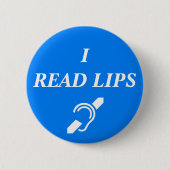 ICH LAS LIPPEN BUTTON (Vorderseite)