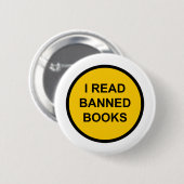 Ich las verbotene Bücher Button (Vorne & Hinten)