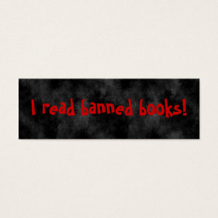 Ich las verbotene Bücher Lesezeichen