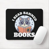 Ich las verbotene Bücher Mousepad (Mit Mouse)