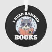 Ich las verbotene Bücher Ornament (Rückseite)