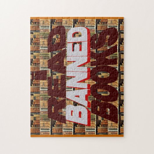 Ich las verbotene Bücher Puzzlespiel Puzzle (Vertikal)