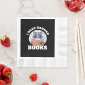Ich las verbotene Bücher Serviette (Beispiel)
