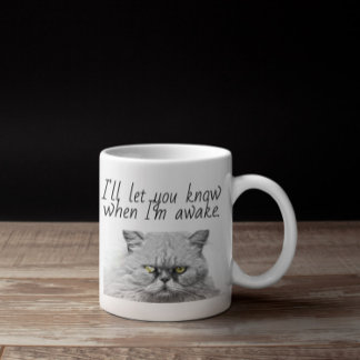 Ich Lass dir Bescheid, wenn ich Katzenjammer Glari Kaffeetasse