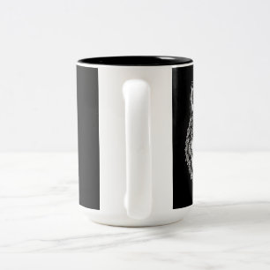 Ich Lass mich nicht ab - Motivierend Tasse, Wolf Zweifarbige Tasse