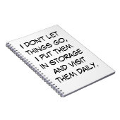 Ich lass nicht, dass etwas geht notizblock (Rechte Seite)