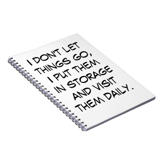 Ich lass nicht, dass etwas geht notizblock (Rechte Seite)