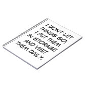 Ich lass nicht, dass etwas geht notizblock (Linke Seite)