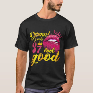 Ich lasse 37 gut aussehen, wenn ich die Biss Lip 3 T-Shirt