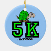 Ich lasse 5K laufen Keramikornament (Hinten)