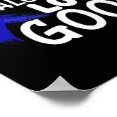 Ich lasse Alopecia gut aussehen Alopezie Krieger Poster (Ecke)