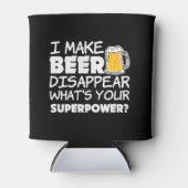 Ich lasse Bier lustig verschwinden Dosenkühler (Vorderseite)