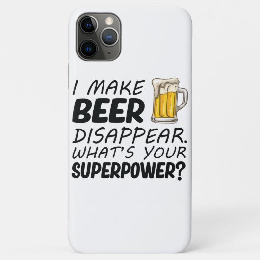 Ich lasse Bier verschwinden Case-Mate iPhone Hülle (Rückseite)