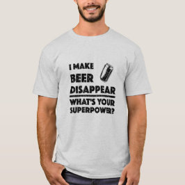 Ich lasse Bier verschwinden - Der männliche T - Sh T-Shirt