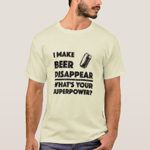 Ich lasse Bier verschwinden - Der männliche T - Sh T-Shirt