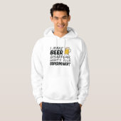 Ich lasse Bier verschwinden Hoodie (Vorne ganz)