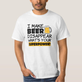 Ich lasse Bier verschwinden, lustiges Shirt der Su