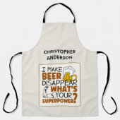 Ich lasse Bier verschwinden Schürze (Vorderseite)