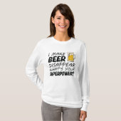 Ich lasse Bier verschwinden T-Shirt (Vorne ganz)