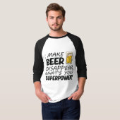 Ich lasse Bier verschwinden T-Shirt (Vorne ganz)